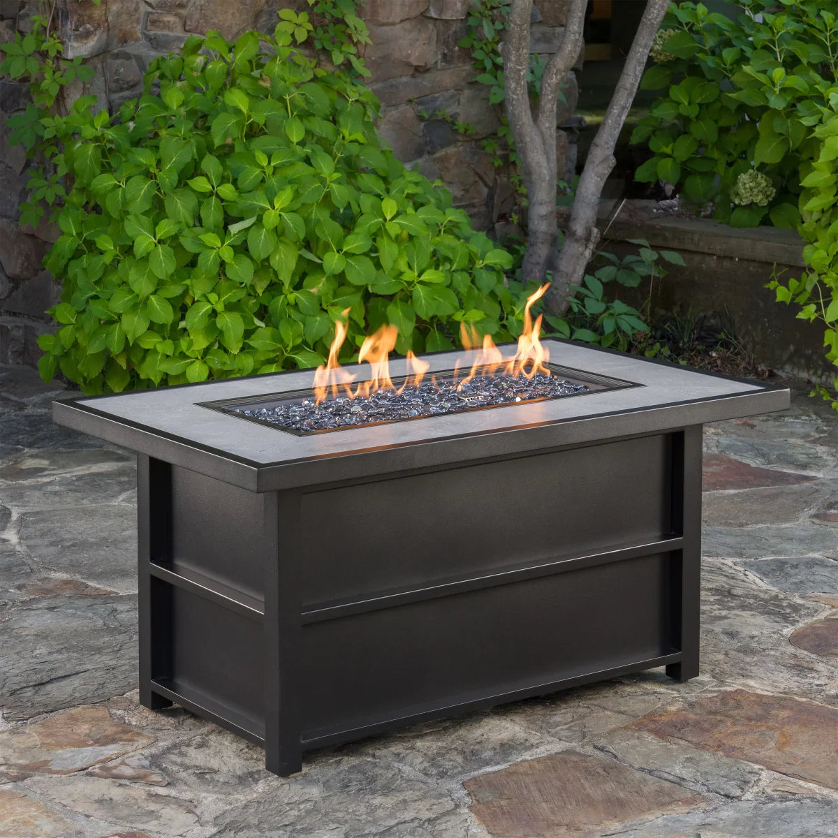 SunVilla Fairchild 4-piece Fire Outdoor Patio Seating Set