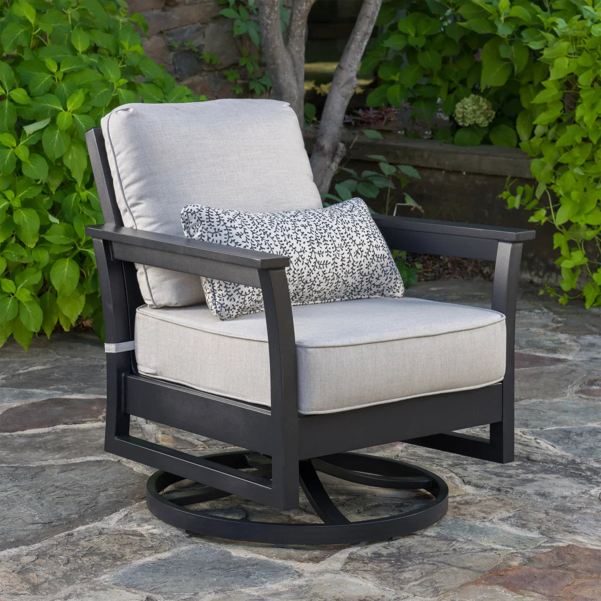 SunVilla Fairchild 4-piece Fire Outdoor Patio Seating Set