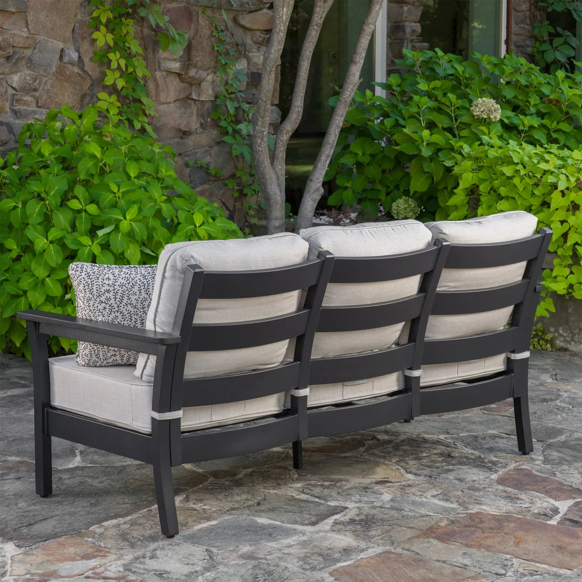 SunVilla Fairchild 4-piece Fire Outdoor Patio Seating Set