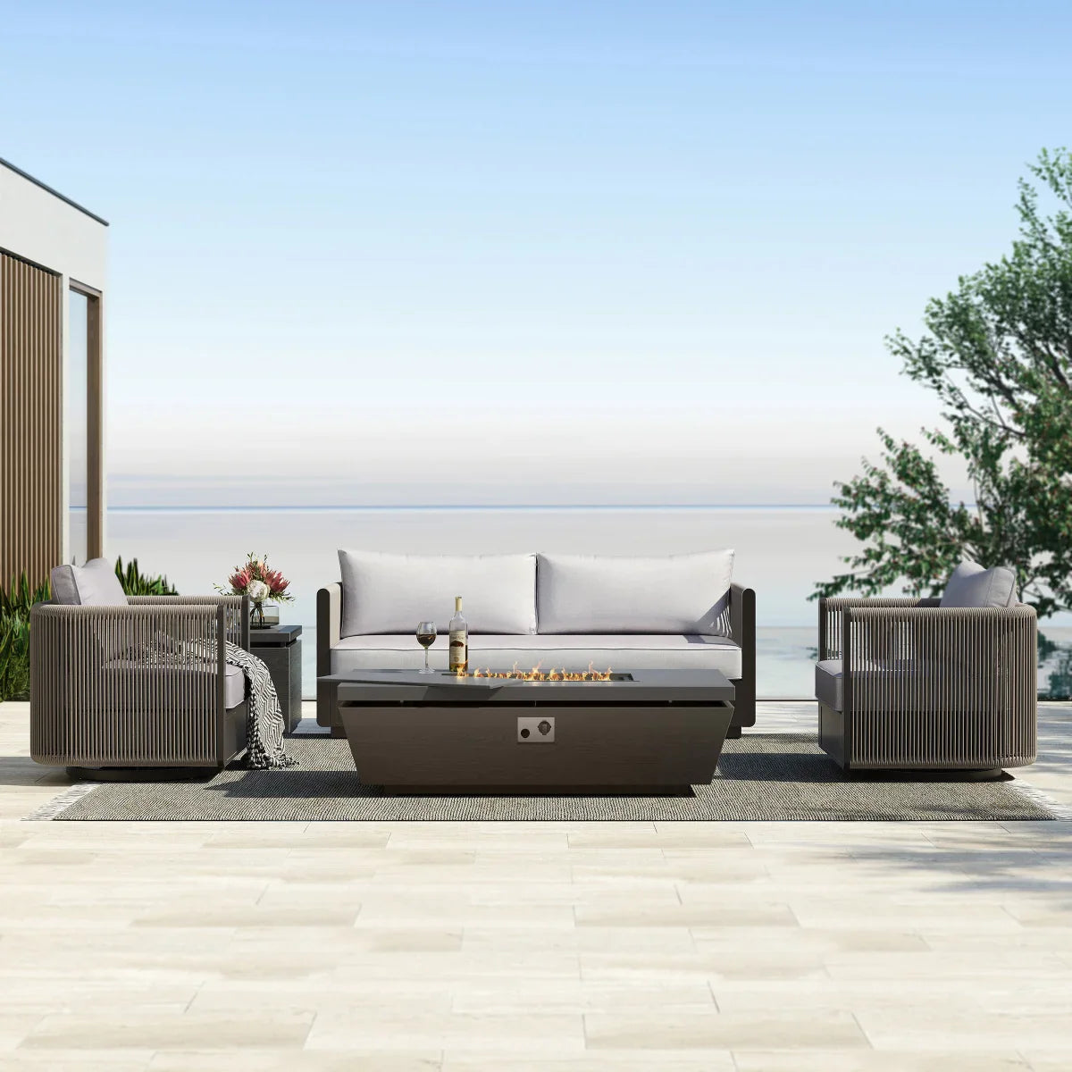Grand Leisure Vega 5-piece Fire Seating Set