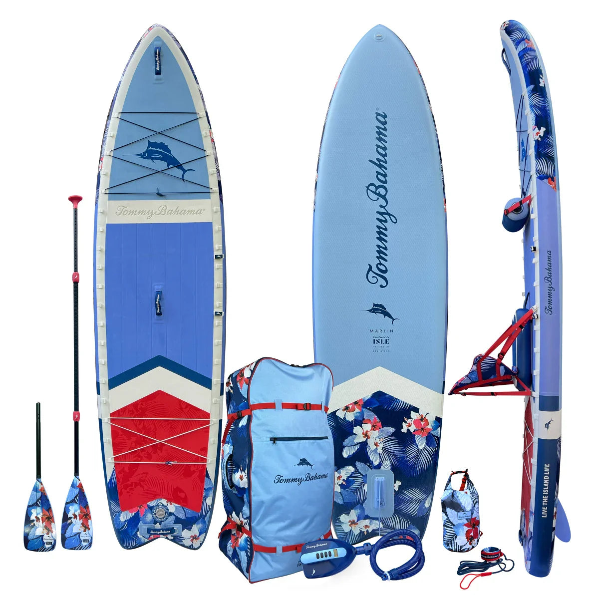 Tommy Bahama Marlin 11’6” 2-in-1 Inflatable Paddle Board/Kayak Package