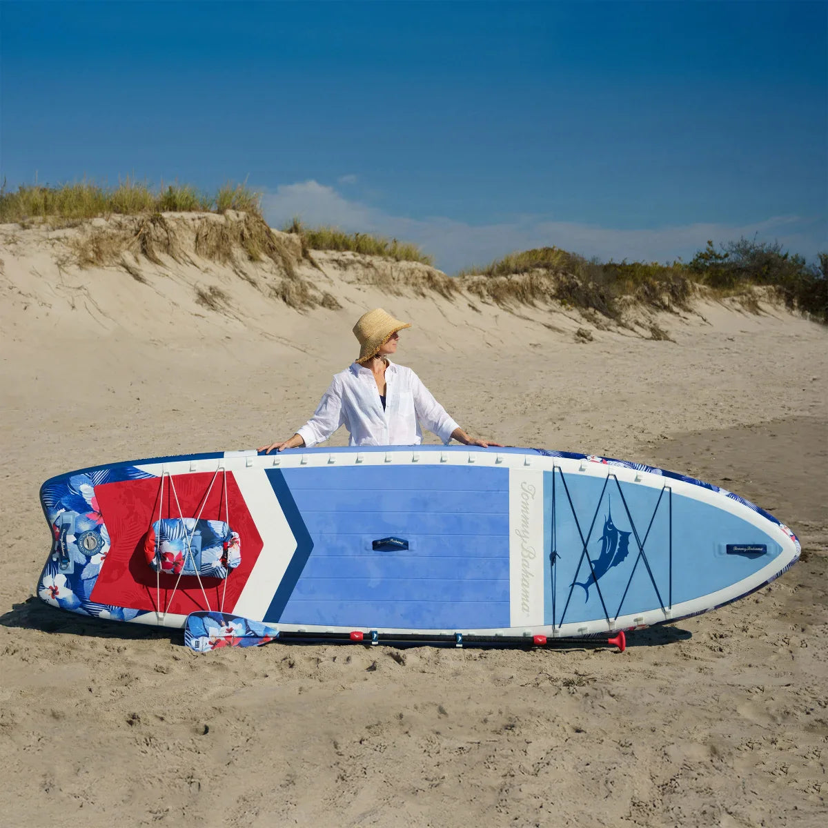 Tommy Bahama Marlin 11’6” 2-in-1 Inflatable Paddle Board/Kayak Package