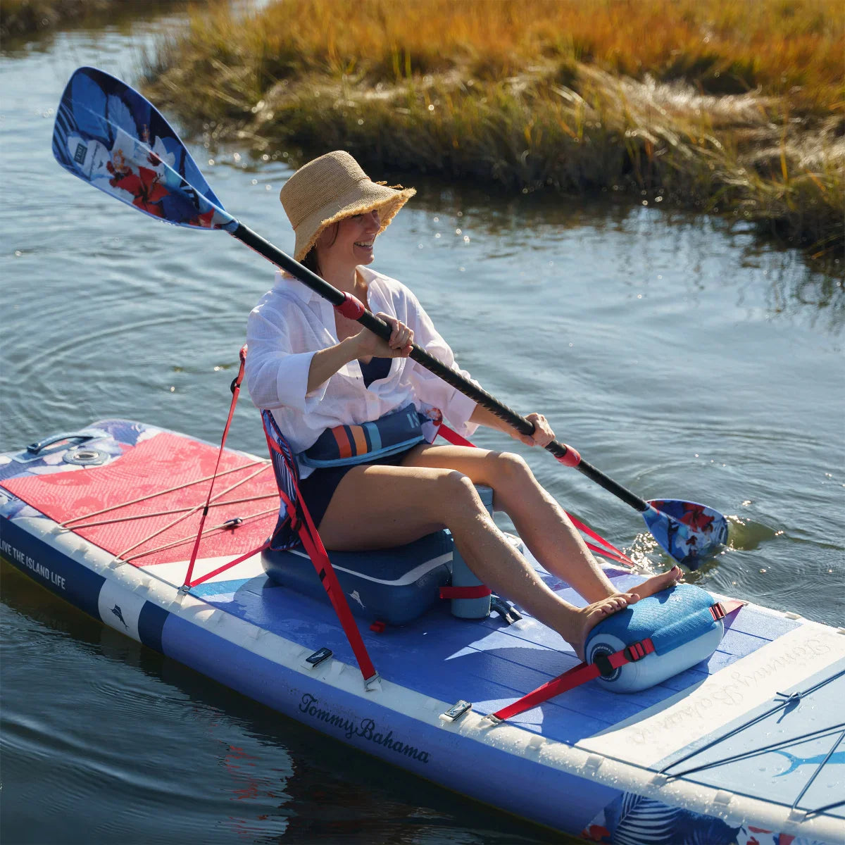 Tommy Bahama Marlin 11’6” 2-in-1 Inflatable Paddle Board/Kayak Package