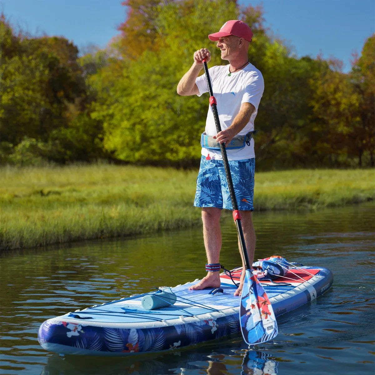 Tommy Bahama Marlin 11’6” 2-in-1 Inflatable Paddle Board/Kayak Package