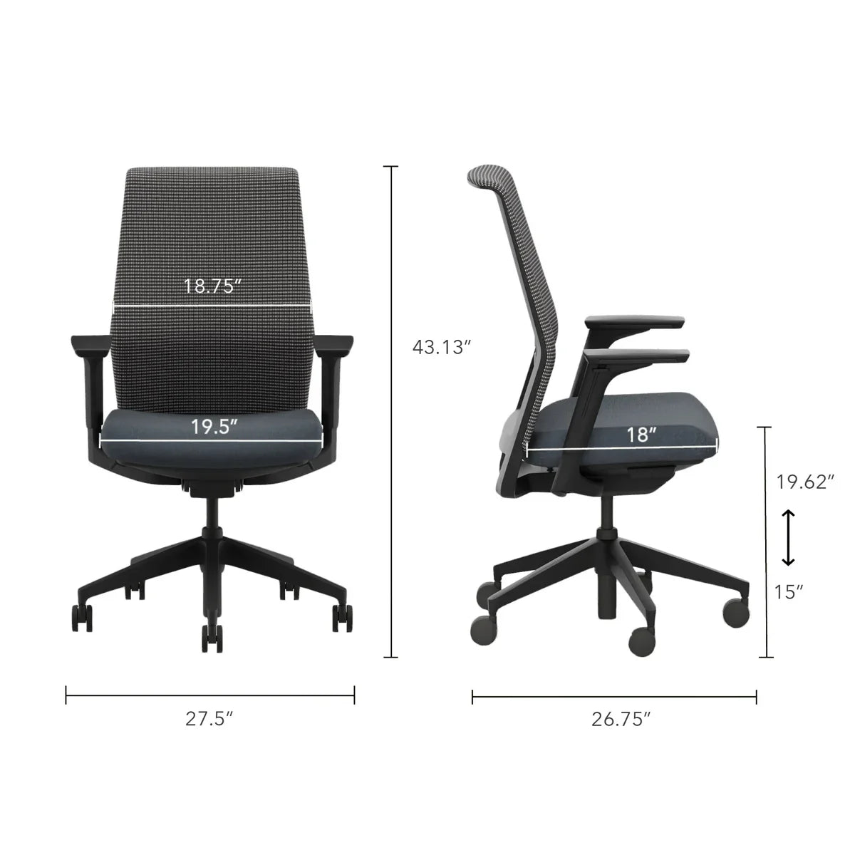 HON Cipher Mesh Office Chair with Lumbar Support