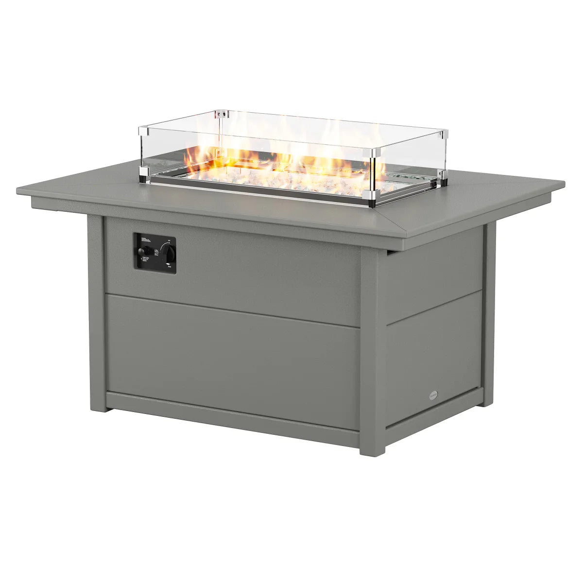 POLYWOOD Westport 7-Piece Modular Fire Outdoor Seating Set