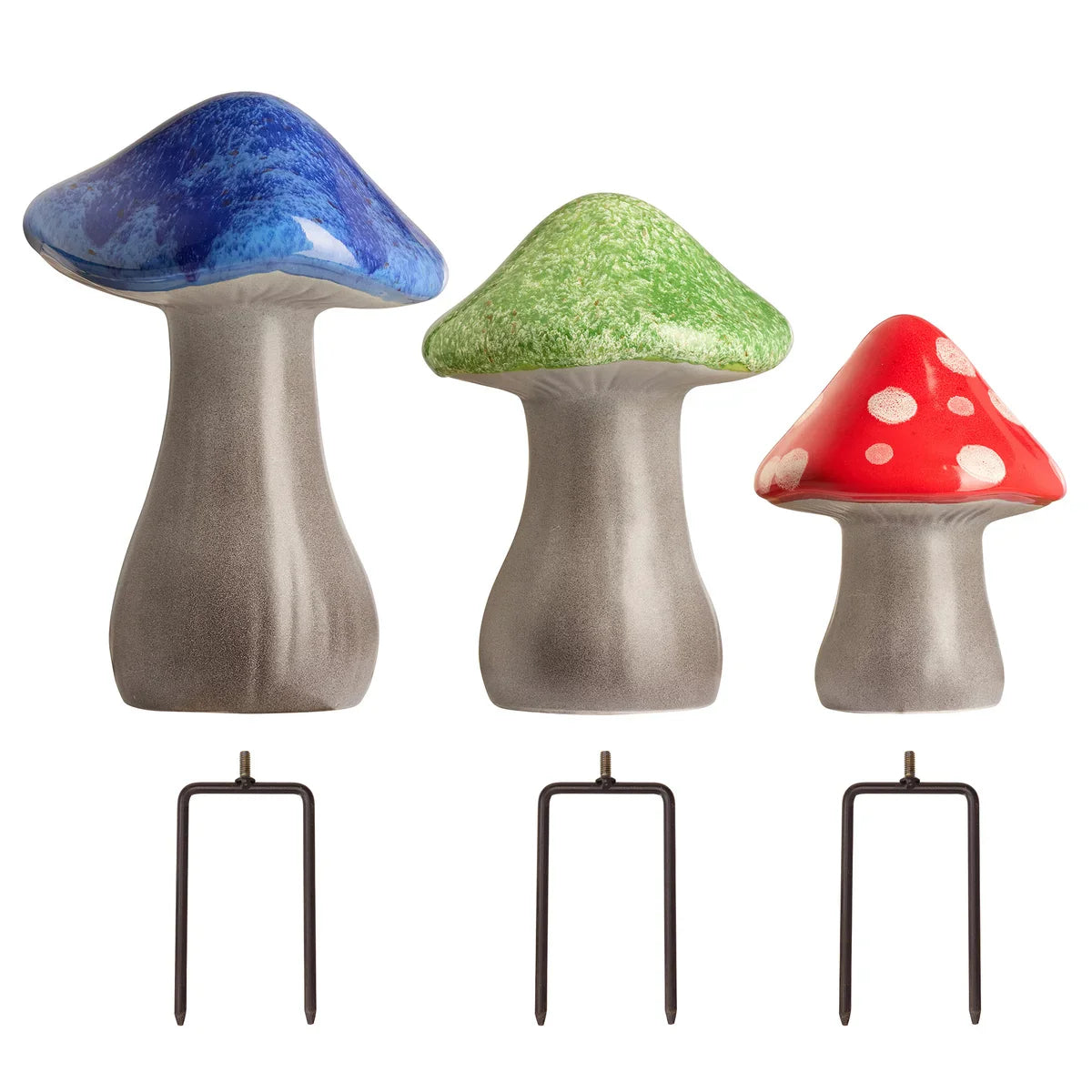 Mullally Ceramic Garden Mushrooms