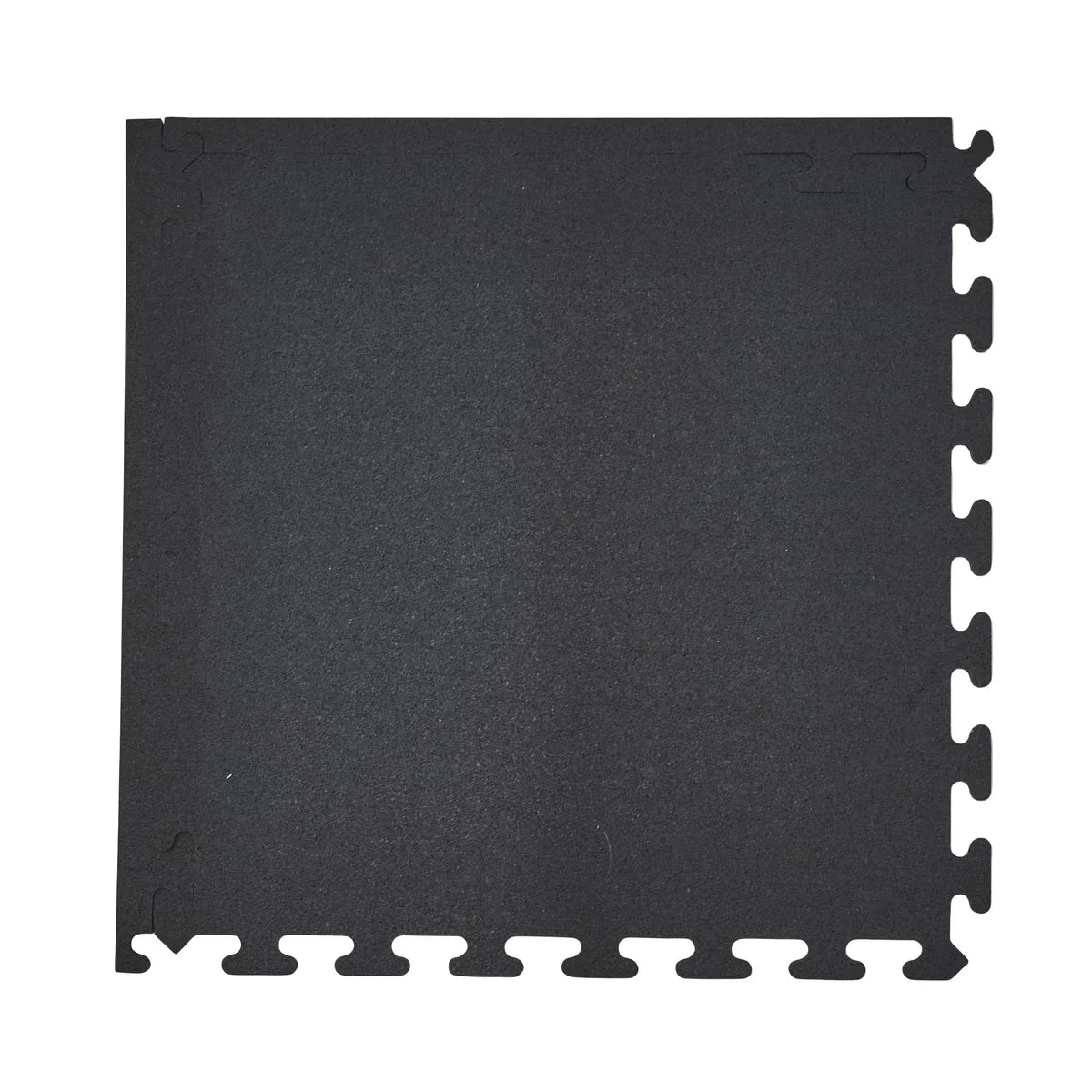 EZ Flex Interlocking Recycled Rubber Floor Tiles with Edges, 30.72 sq ft