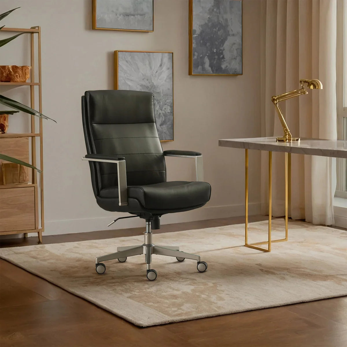 Elle Decor Ayden Managers Chair