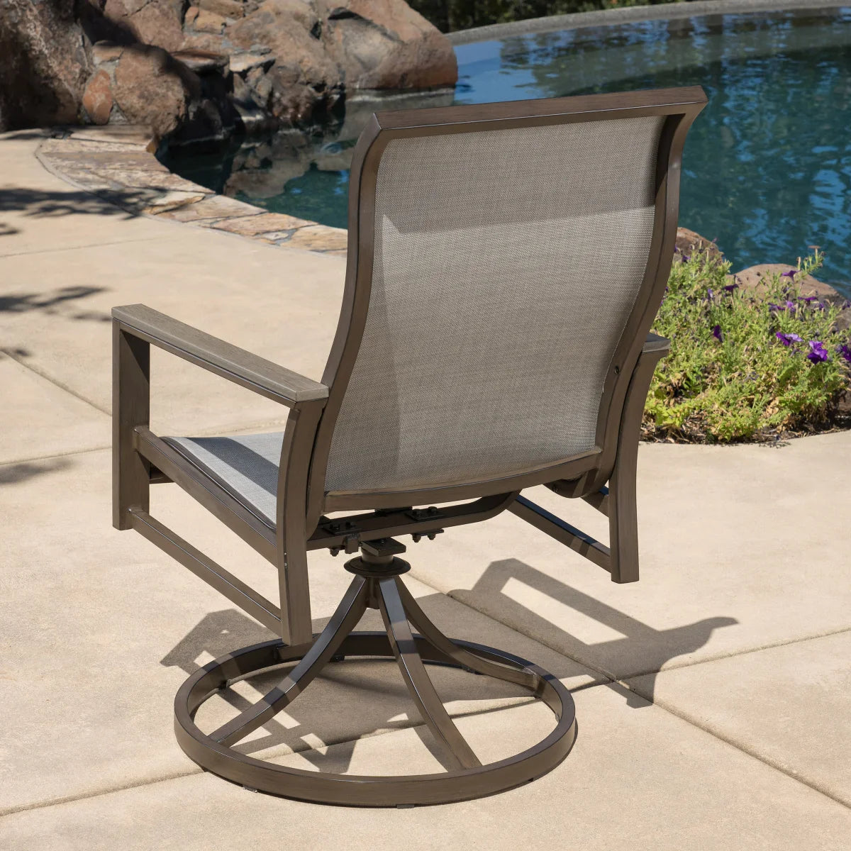 SunVilla Nichols 7-piece Sling Outdoor Dining Set