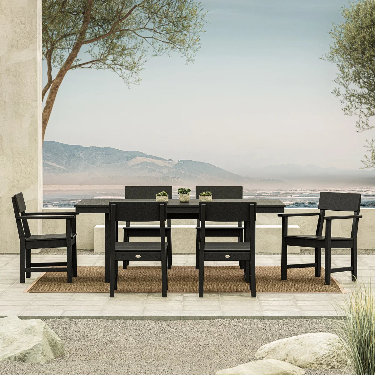 POLYWOOD Westport 7-piece Outdoor Dining Set