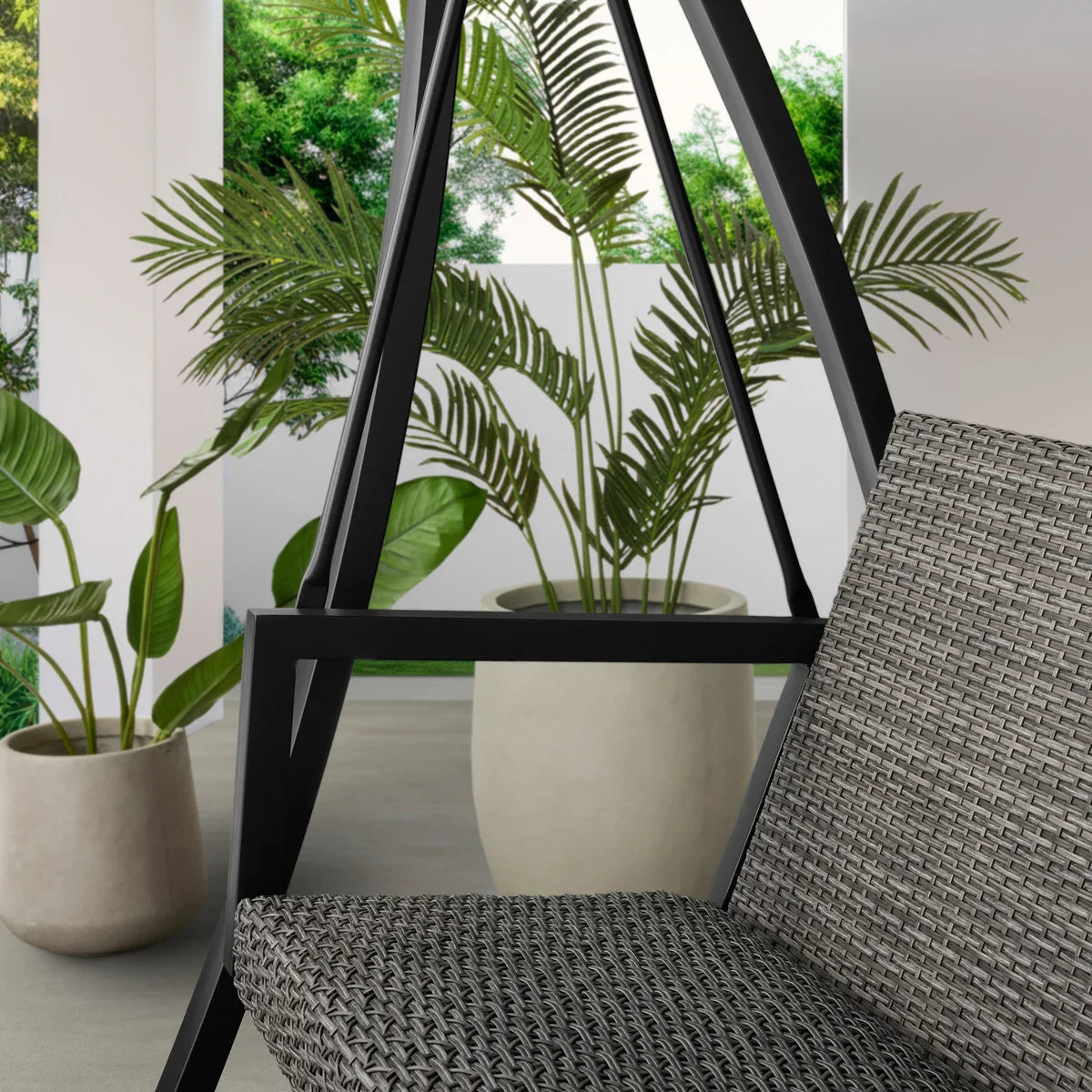 Agio Luna Woven Patio Swing