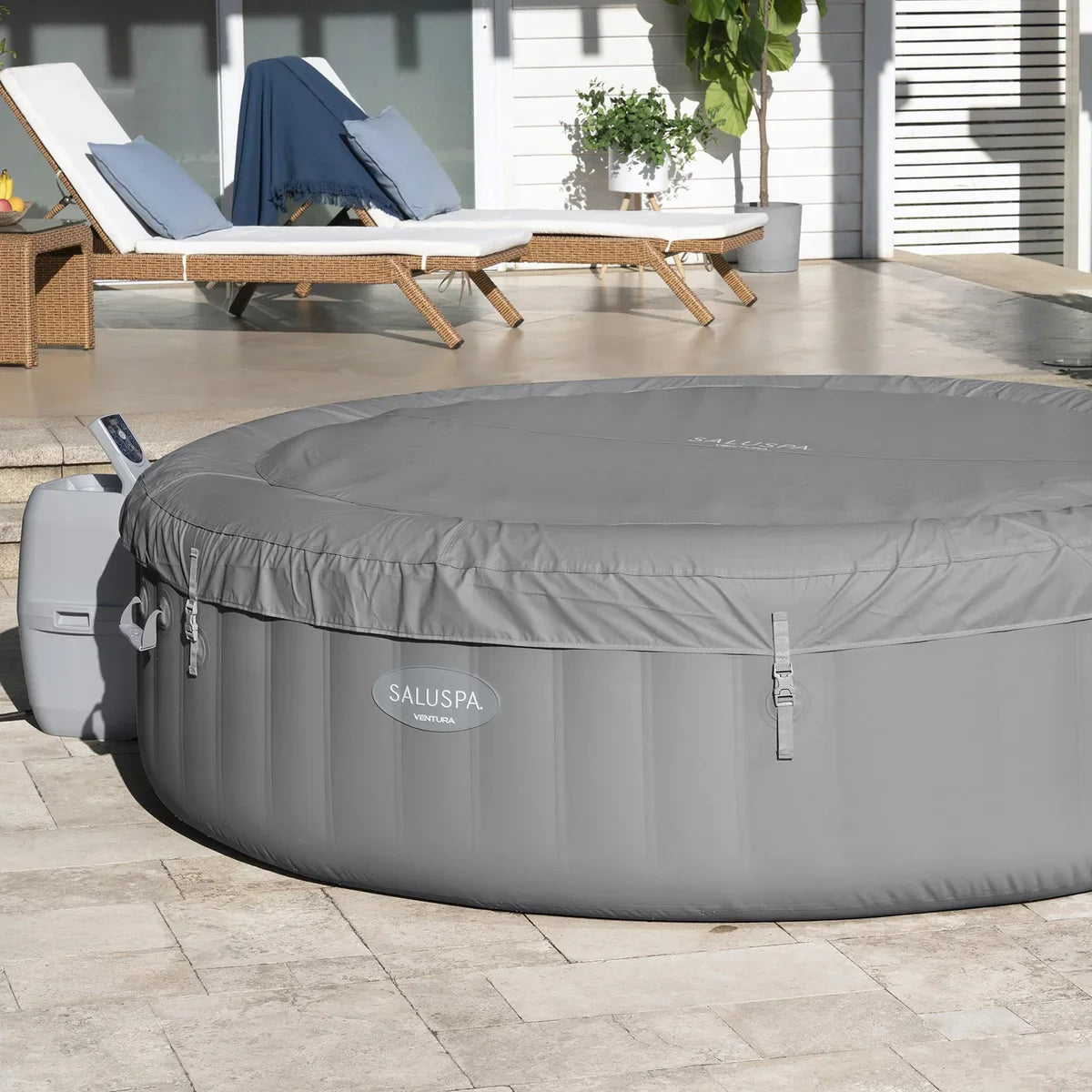SaluSpa Ventura EnergySense Smart Air Jet 6-8 Person Inflatable Hot Tub Spa