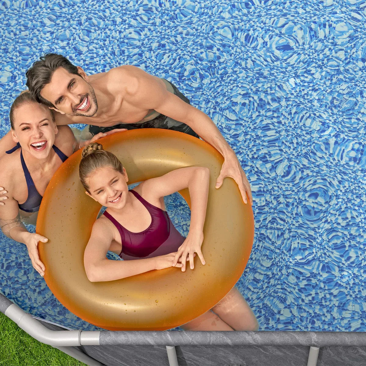 Bestway Hydrium Steel Wall 18' x 12' x 52" Above Ground Oval Pool Set