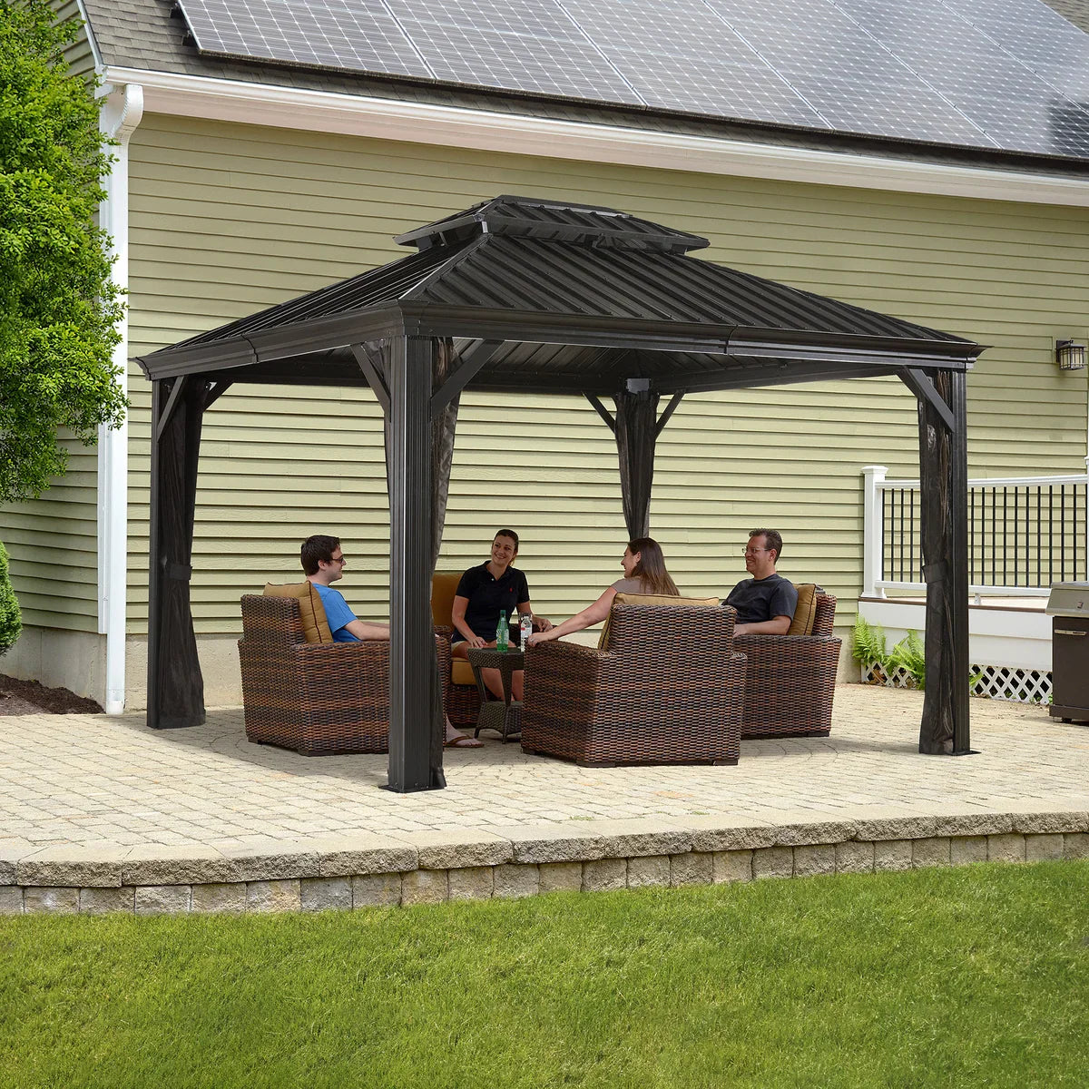Sojag Messina Galvanized Steel Roof Gazebo