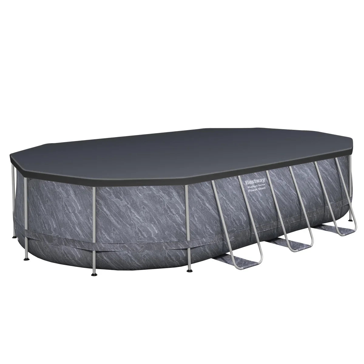 Bestway Platinum Series Power Steel 20' x 12' x 48" Oval Pool Set