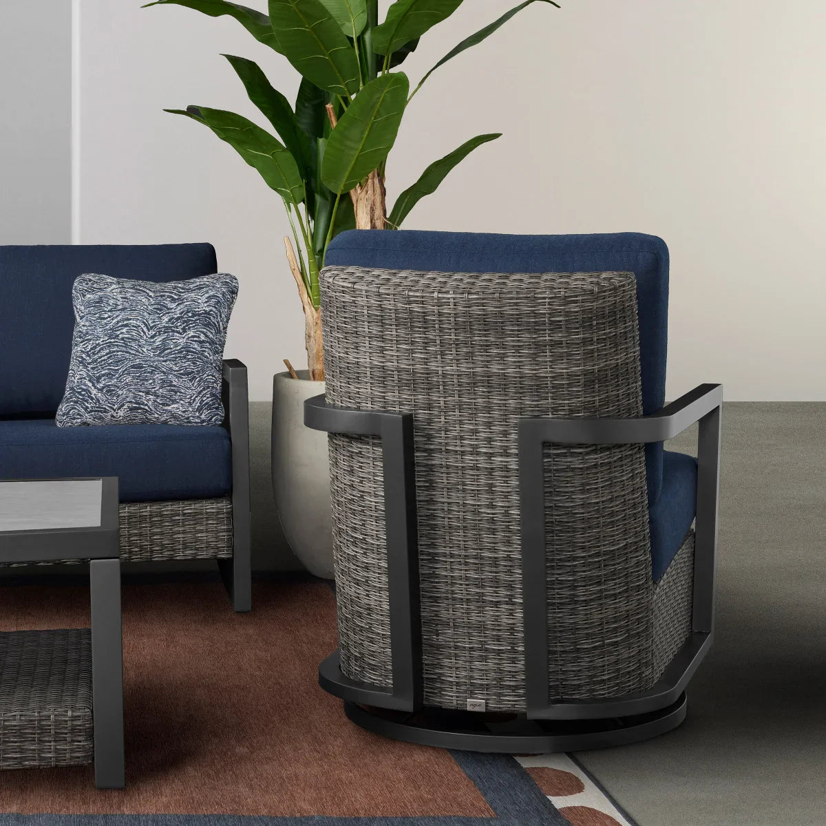 Agio Luna 4-piece Woven Deep Seating Set