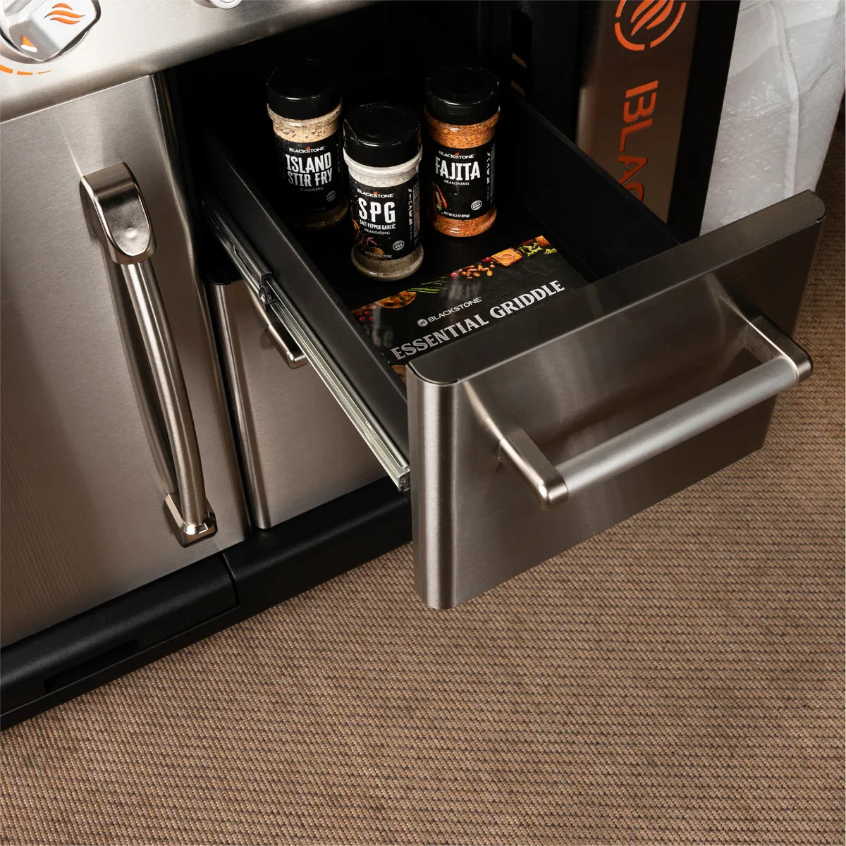 Blackstone Patio Pro 36 in. Cabinet Griddle with Hood & Cover