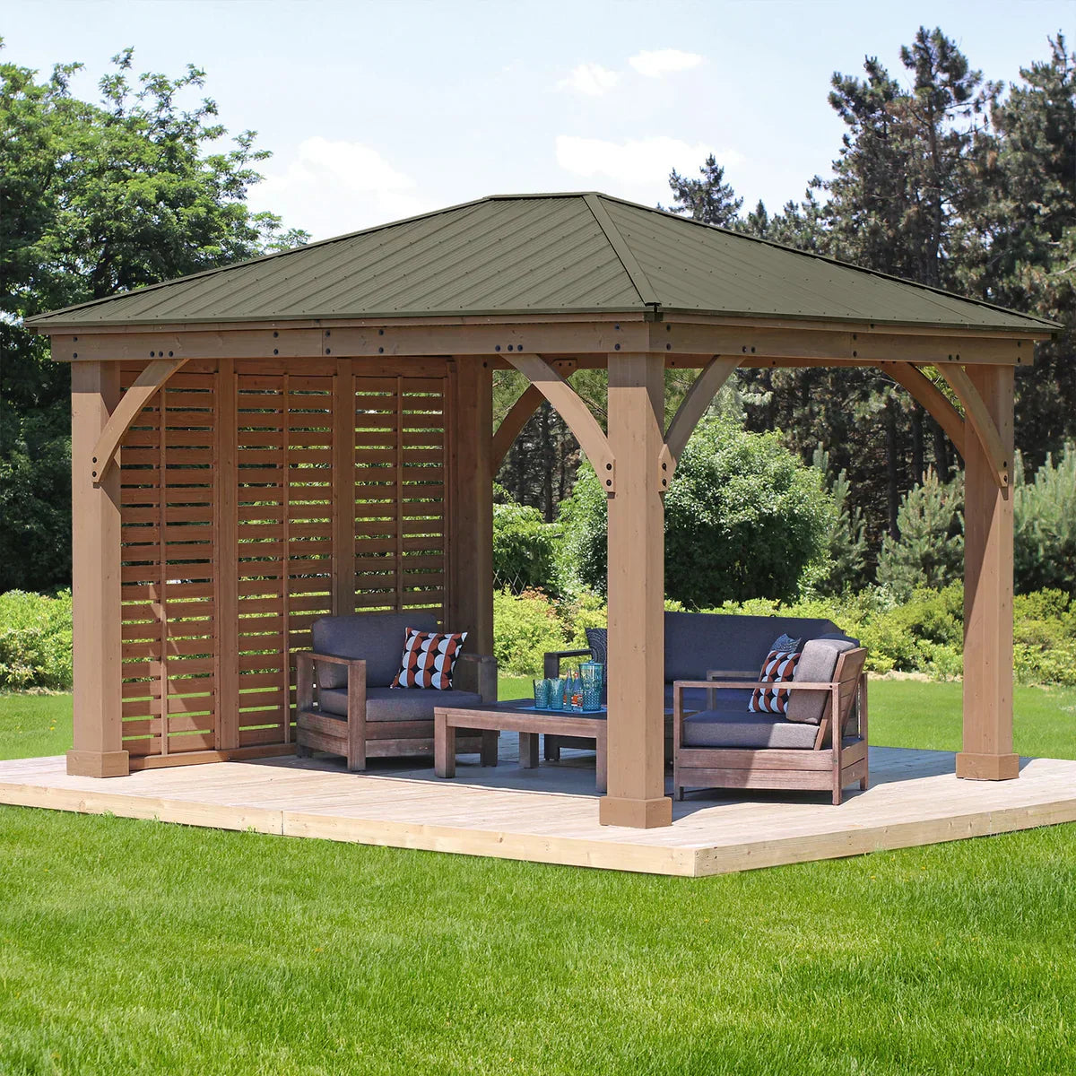 Gazebo Privacy Wall
