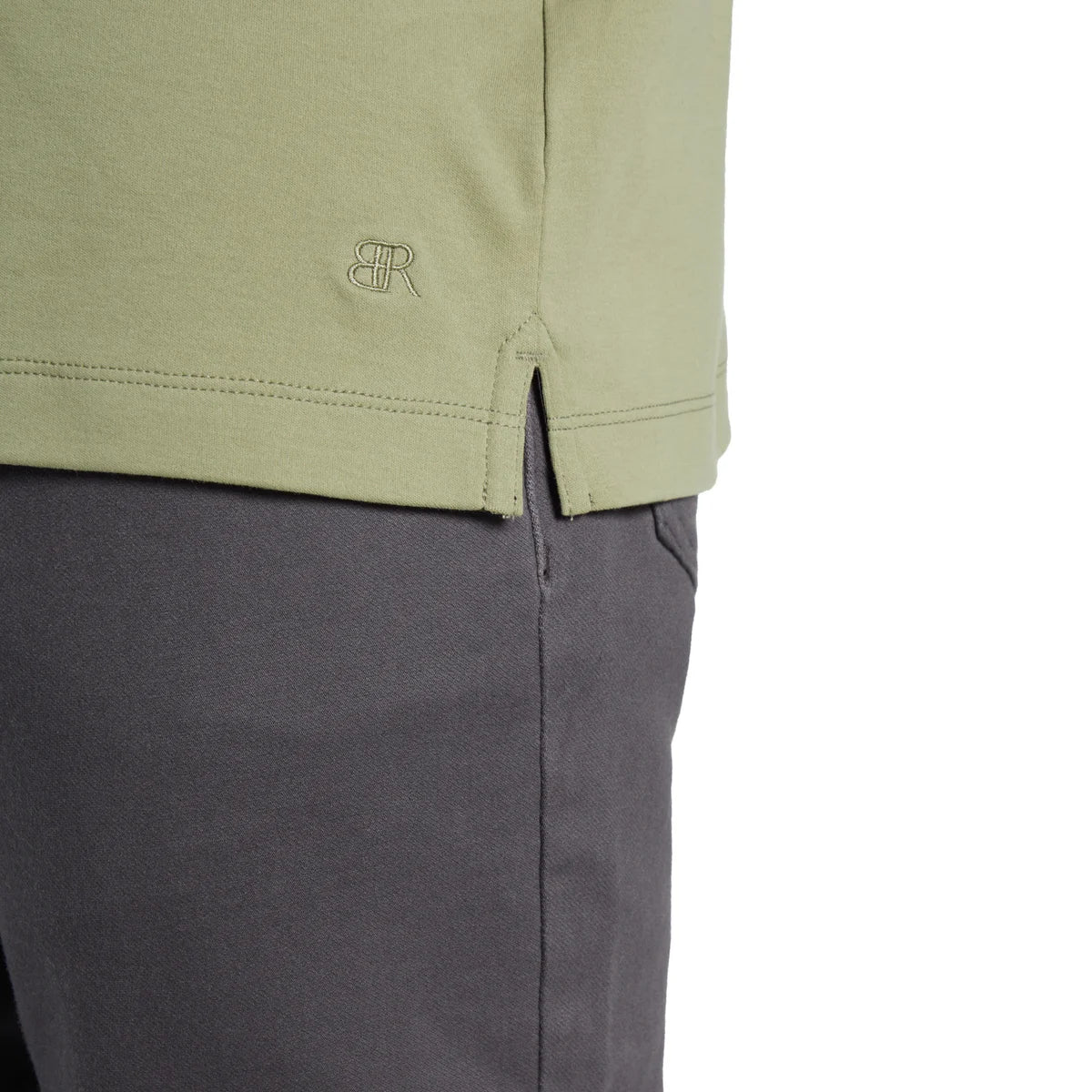 Banana Republic Men's Long Sleeve Luxe Polo Shirt