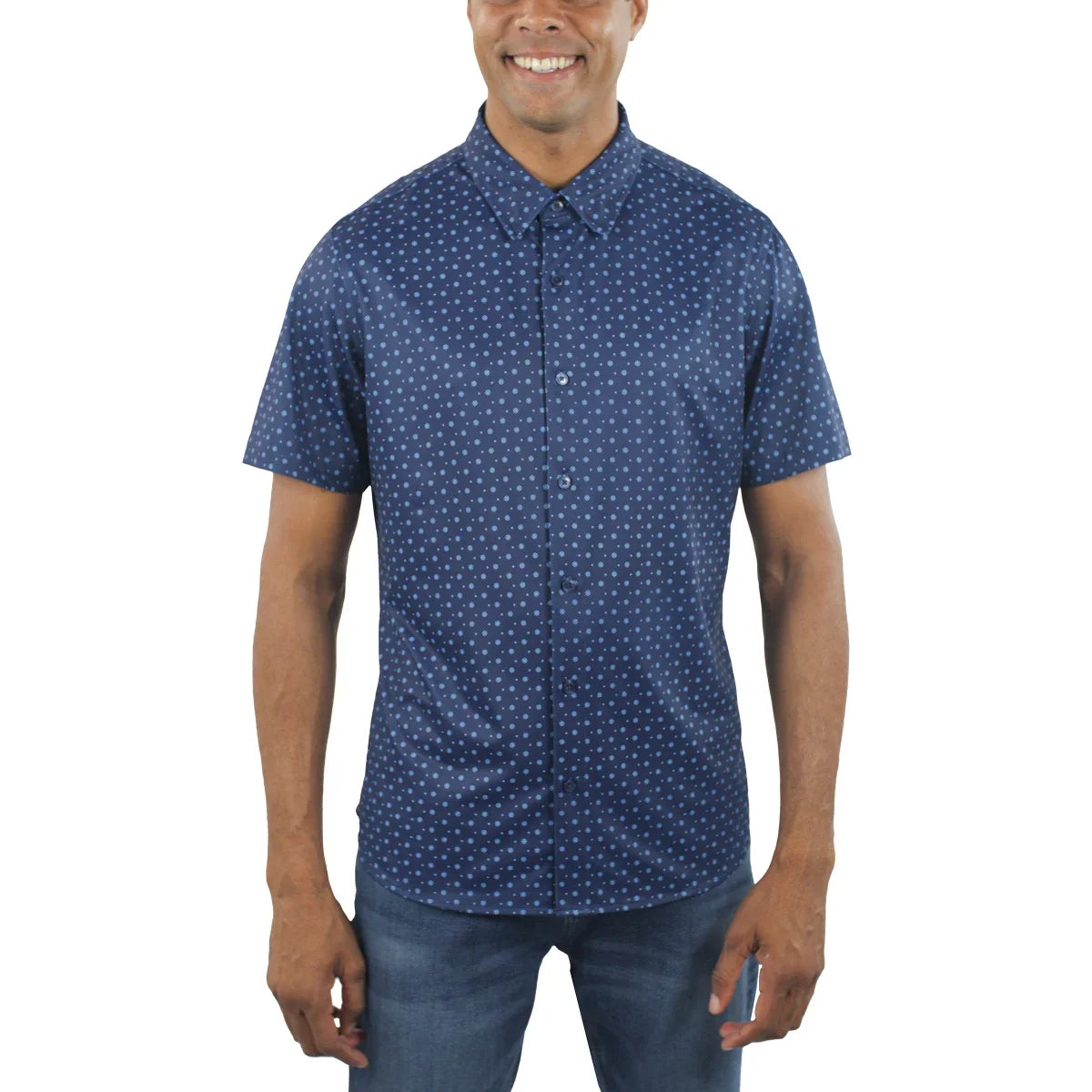 Jachs NY Men's Short Sleeve Woven Shirt