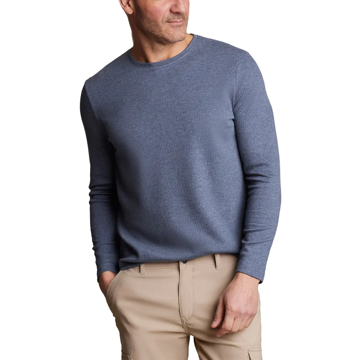 English Laundry Men's Long Sleeve Crewneck Shirt