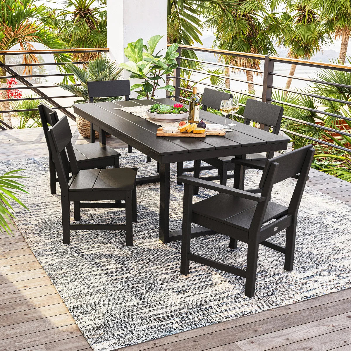 POLYWOOD Westport 7-piece Outdoor Dining Set
