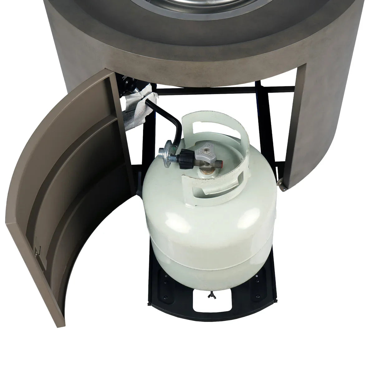 FlamePro Painted Steel Patina Gas Fire Pit