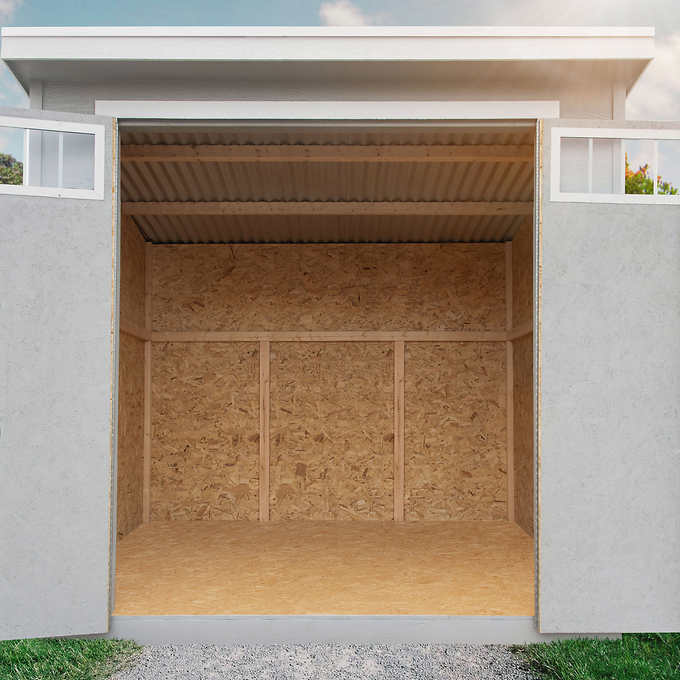 Melbourne 8' x 6' Wood Shed - Do It Yourself Assembly
