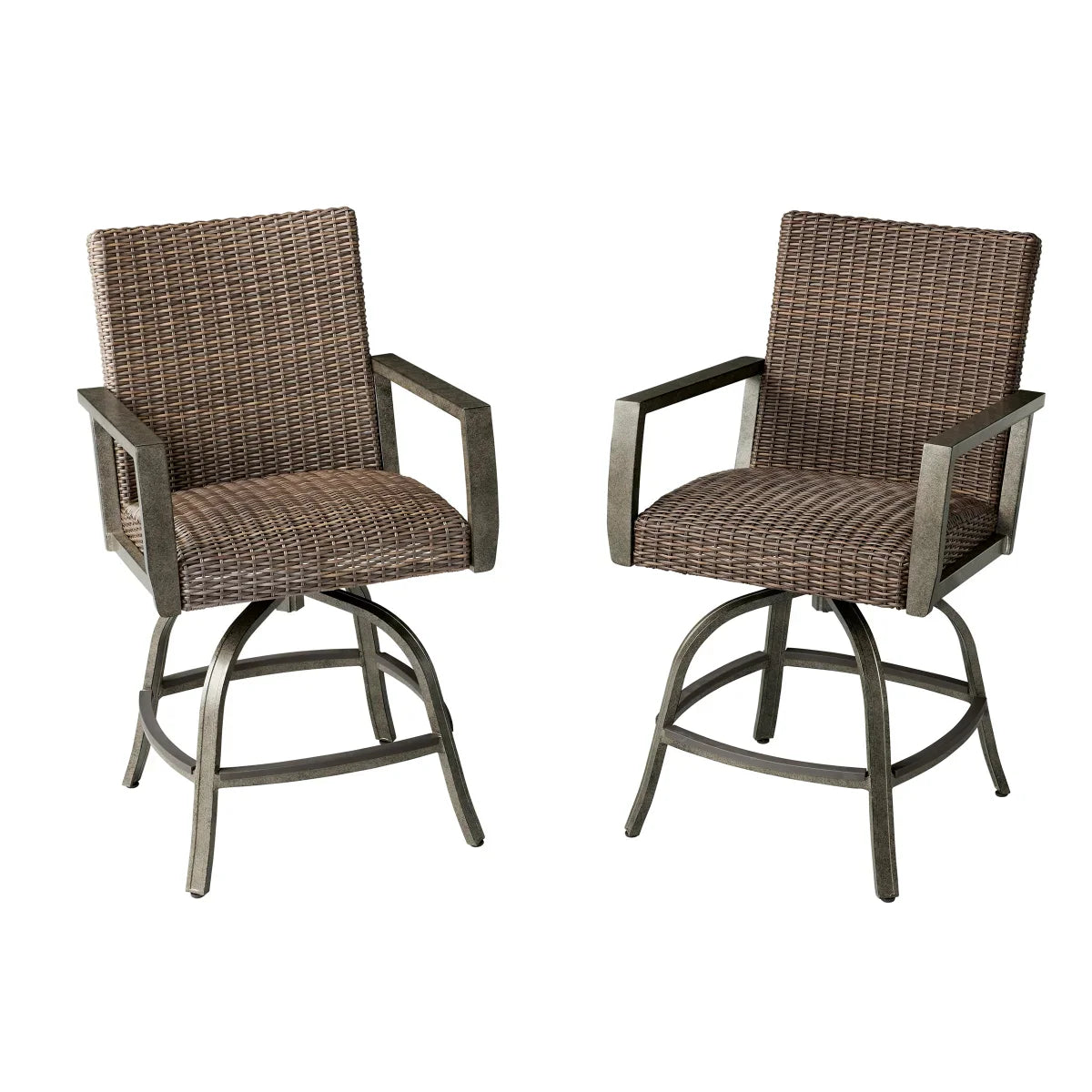 Oakland 2-piece High Dining Swivel Chairs