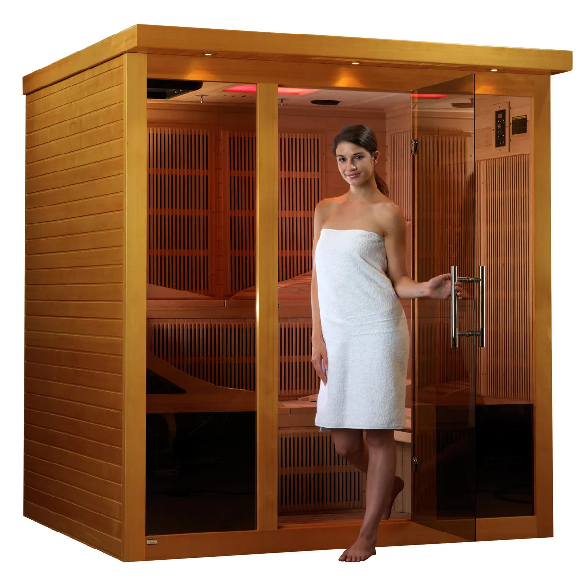 Dynamic Monaco 6-person with Ultra Low EMF FAR Infrared Sauna Heaters