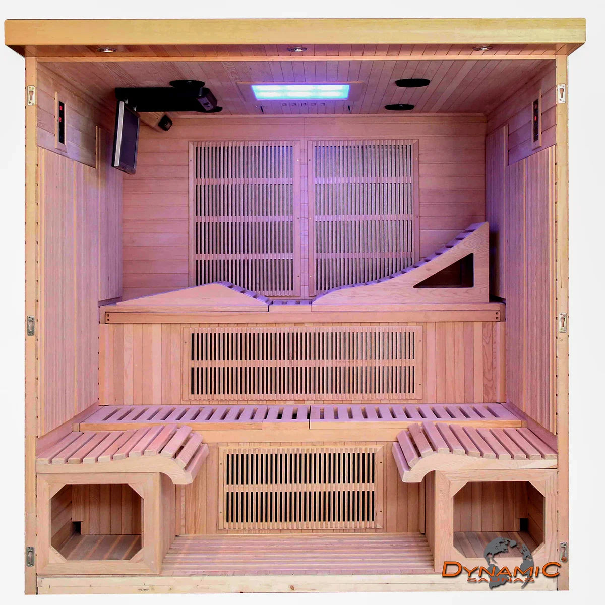 Dynamic Monaco 6-person with Ultra Low EMF FAR Infrared Sauna Heaters