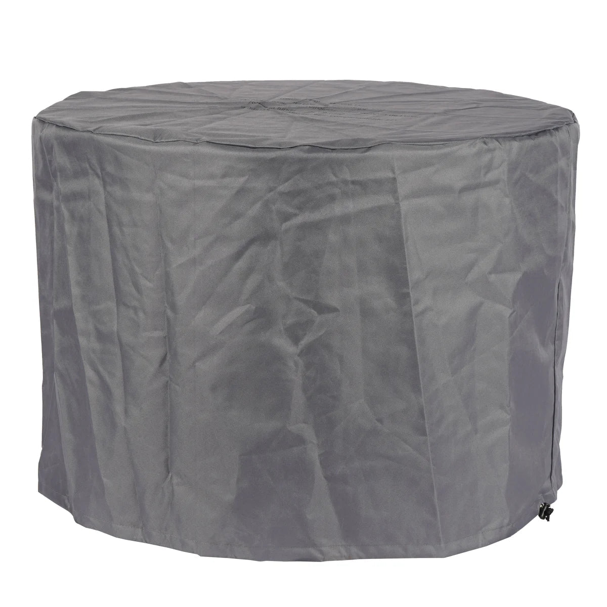 FlamePro Hammertone Finish Gas Fire Pit with Lid