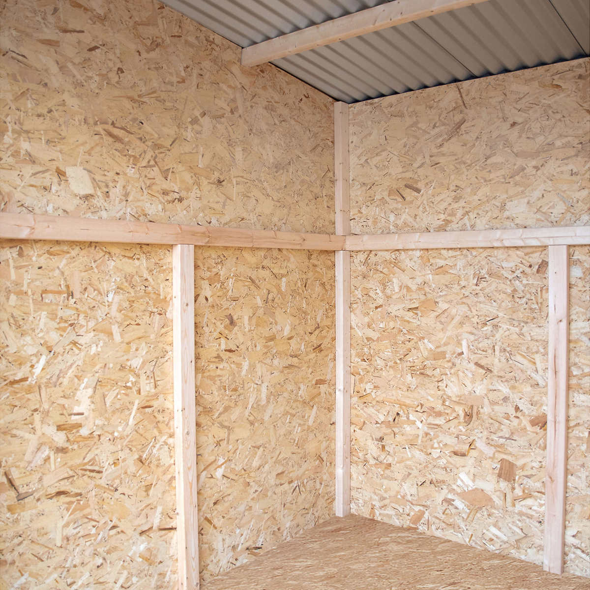 Melbourne 8' x 6' Wood Shed - Do It Yourself Assembly