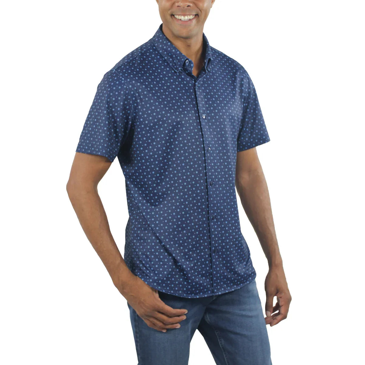 Jachs NY Men's Short Sleeve Woven Shirt