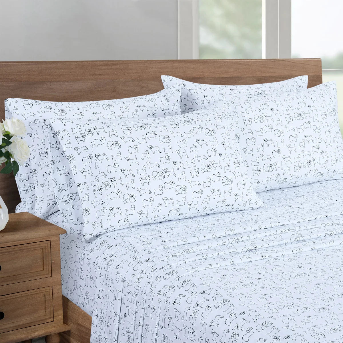 South Point Home Fashions Microfiber 6-Piece Sheet Set