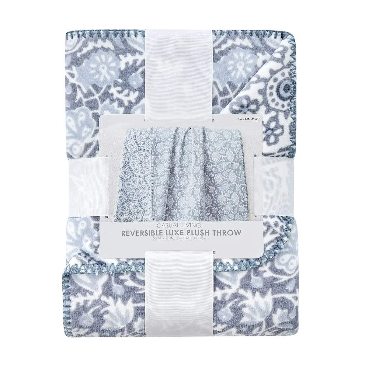 Casual Living Reversible Luxe Plush Throw