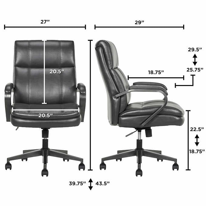 True Innovations Mid-Back Manager Chair