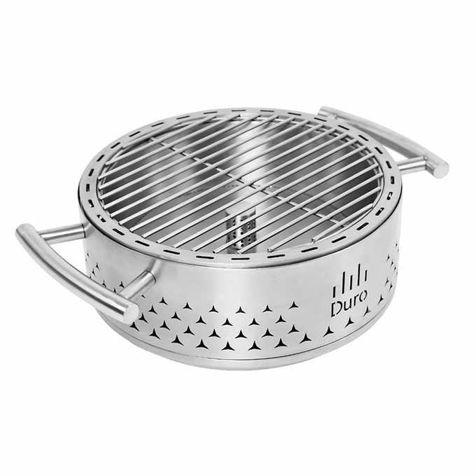 Duro 304 Stainless Steel Charcoal Tabletop Grill