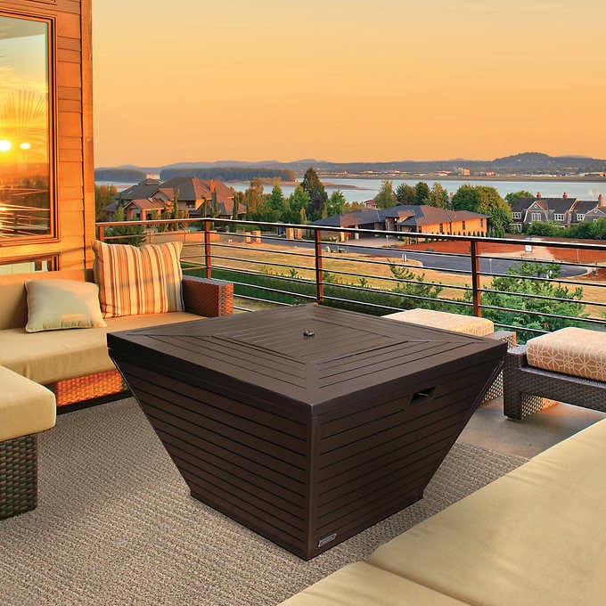 Sunbeam Contemporary Aluminum Fire Table
