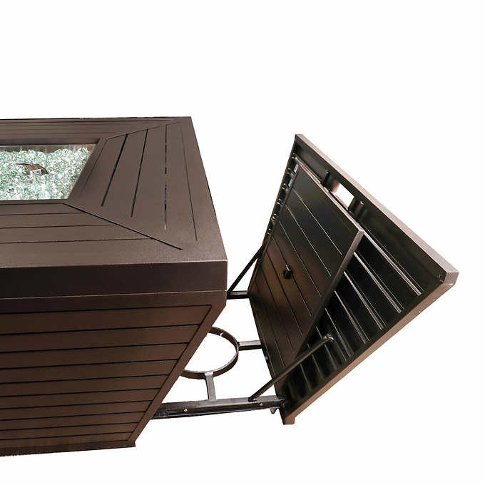 Sunbeam Contemporary Aluminum Fire Table