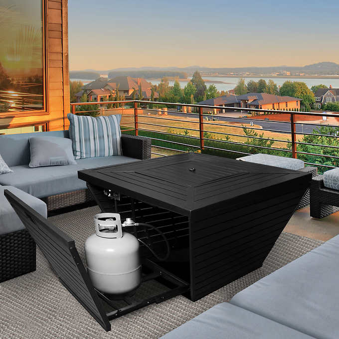 Sunbeam Contemporary Aluminum Fire Table