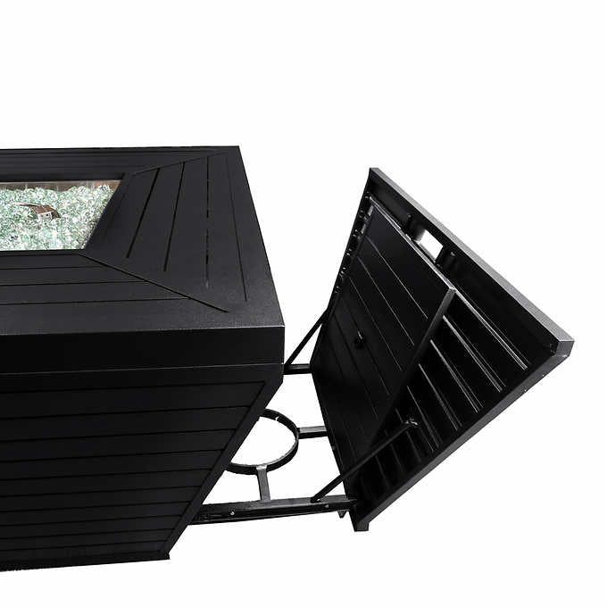 Sunbeam Contemporary Aluminum Fire Table