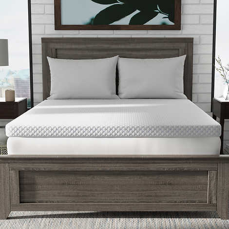3-inch PureLUX Graphite-Infused Memory Foam Topper