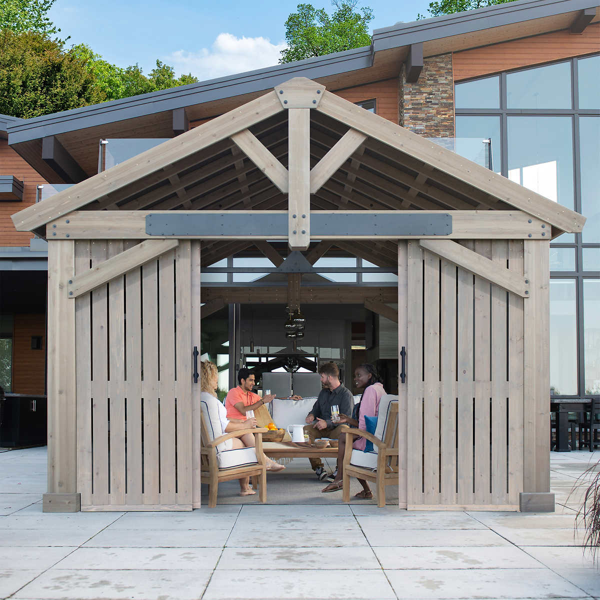 Yardisty 16X14 Timber Frame Barn Door