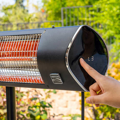 Kenmore Infrared Electric 1500W Carbon Portable Patio Heater with Tripod & Remote