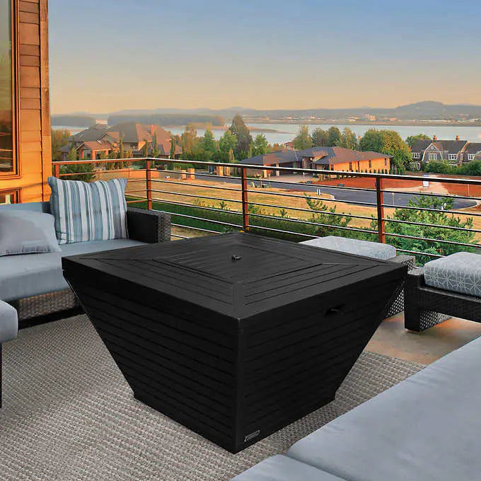 Sunbeam Contemporary Aluminum Fire Table