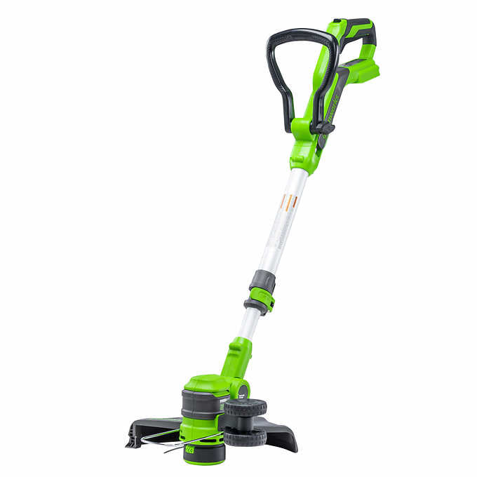 Greenworks 24V Mower, Blower, Trimmer and Hedge Trimmer Combo + (3) 4Ah Batteries