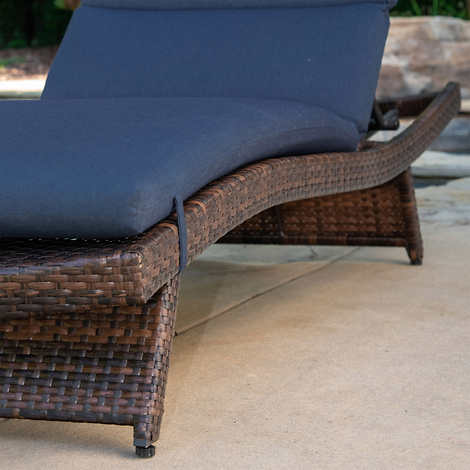 Peak Season Outdoor Chaise Cushion, 2-pack