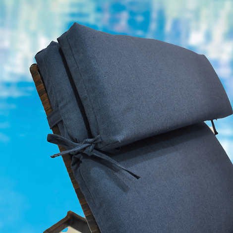 Peak Season Outdoor Chaise Cushion, 2-pack